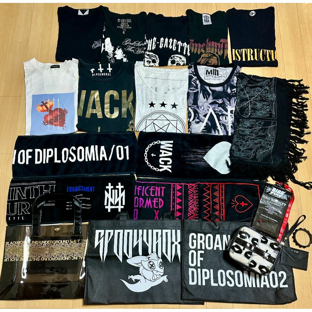 the GazettE ☆ Tシャツ タオル 他 グッズ 大量 セット エンタメ/ホビーのタレントグッズ(ミュージシャン)の商品写真