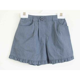 【春夏物 新入荷!】†トッカ/TOCCA BAMBINI†100cm キュロットスカート/キュロットパンツ/ショートパンツ 紺【中古】子供服 キッズ kids 女の子 春夏秋 bottoms 214042