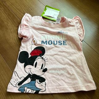 ディズニー(Disney)のミニーちゃん半袖　可愛いベビー服　キッズ服　新品未使用タグ付き(Ｔシャツ)