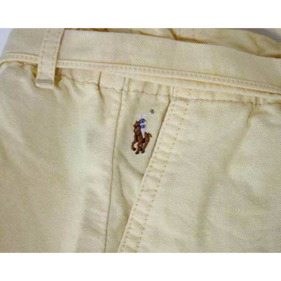 Ralph Lauren(ラルフローレン)の【春物 新入荷!】〓ラルフローレン/Ralph Lauren〓100cm ショートパンツ/ハーフパンツ/半ズボン/短パン 黄色【中古】 子供服 キッズ kids 女の子 春夏 bottoms 214042 キッズ/ベビー/マタニティのキッズ服女の子用(90cm~)(パンツ/スパッツ)の商品写真