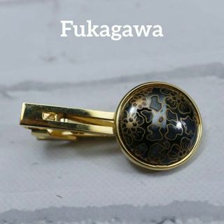 【匿名配送】Fukagawa 深川 タイピン ゴールド 青(ネクタイピン)