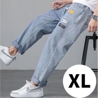 【限定再入荷♪】メンズ　パンツ　XL　ジーンズ　デニム　ライトブルー　ボトムス(デニム/ジーンズ)