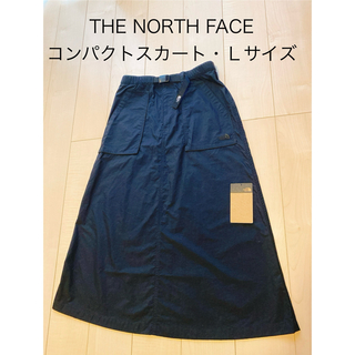 ザノースフェイス(THE NORTH FACE)のTHE NORTH  FACE☆Ｌ☆黒☆スカート(ロングスカート)