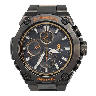 カシオ(CASIO)のカシオ G-SHOCK MR-G 長嶋茂雄シグネチャーモデル デュアルタイム MRG-B1000NS-1AJR ソーラー チタン メンズ CASIO 【中古】 【時計】(腕時計(アナログ))