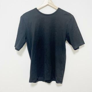 エイトン(ATON)のATON(エイトン) 半袖Tシャツ サイズ2 M レディース - 黒 クルーネック(Tシャツ(半袖/袖なし))