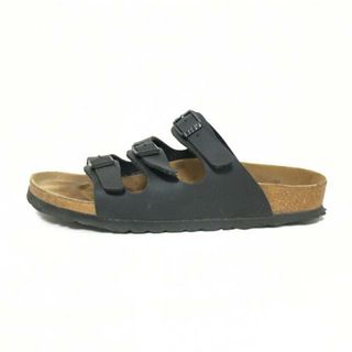 ビルケンシュトック(BIRKENSTOCK)のBIRKEN STOCK(ビルケンシュトック) サンダル 35 レディース - 黒 レザー(サンダル)