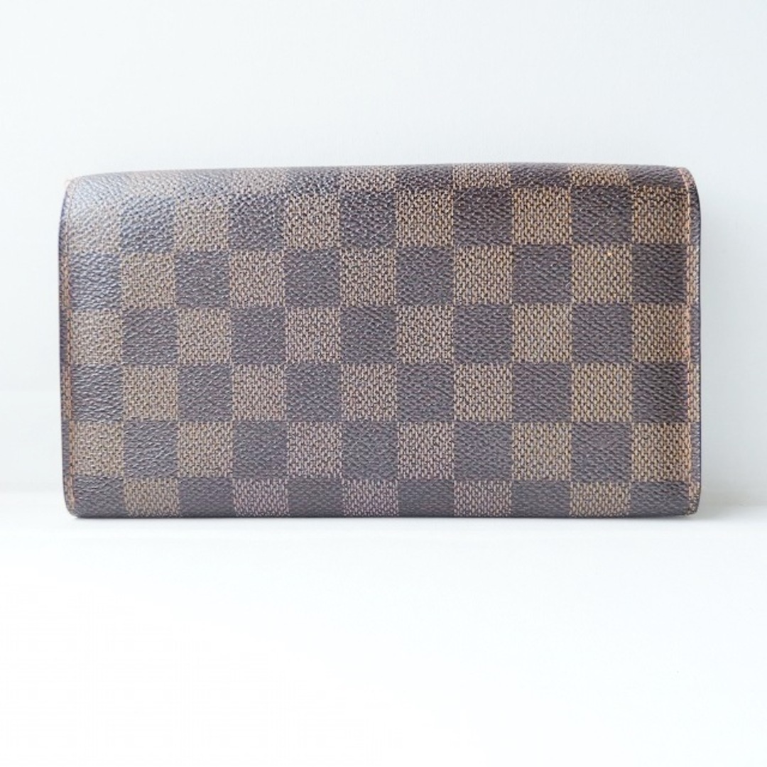 LOUIS VUITTON(ルイヴィトン)のLOUIS VUITTON(ルイヴィトン) 長財布 ダミエ ポシェットポルトモネカルトクレディ N61725 エベヌ ダミエキャンバス レディースのファッション小物(財布)の商品写真