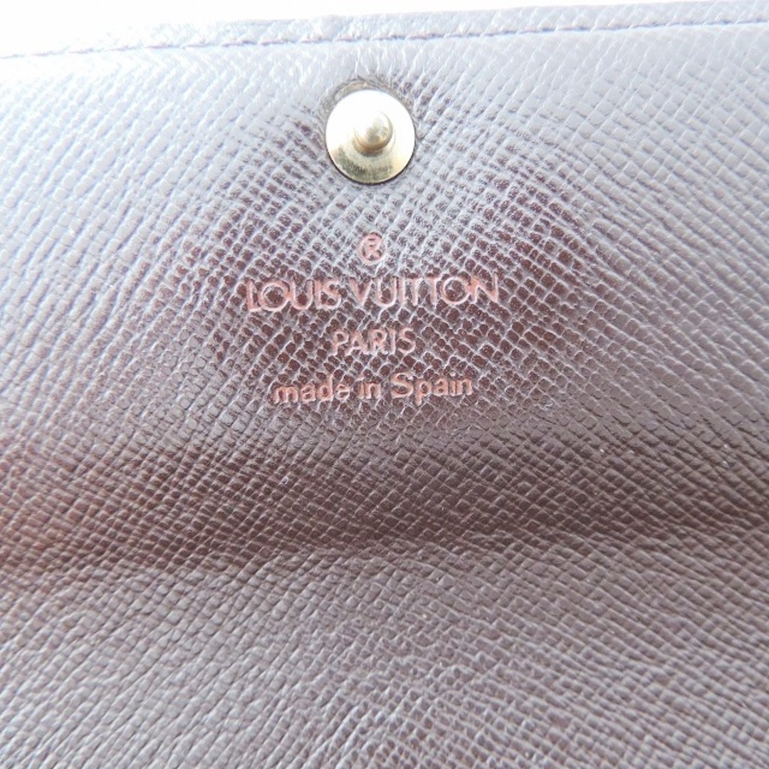 LOUIS VUITTON(ルイヴィトン)のLOUIS VUITTON(ルイヴィトン) 長財布 ダミエ ポシェットポルトモネカルトクレディ N61725 エベヌ ダミエキャンバス レディースのファッション小物(財布)の商品写真