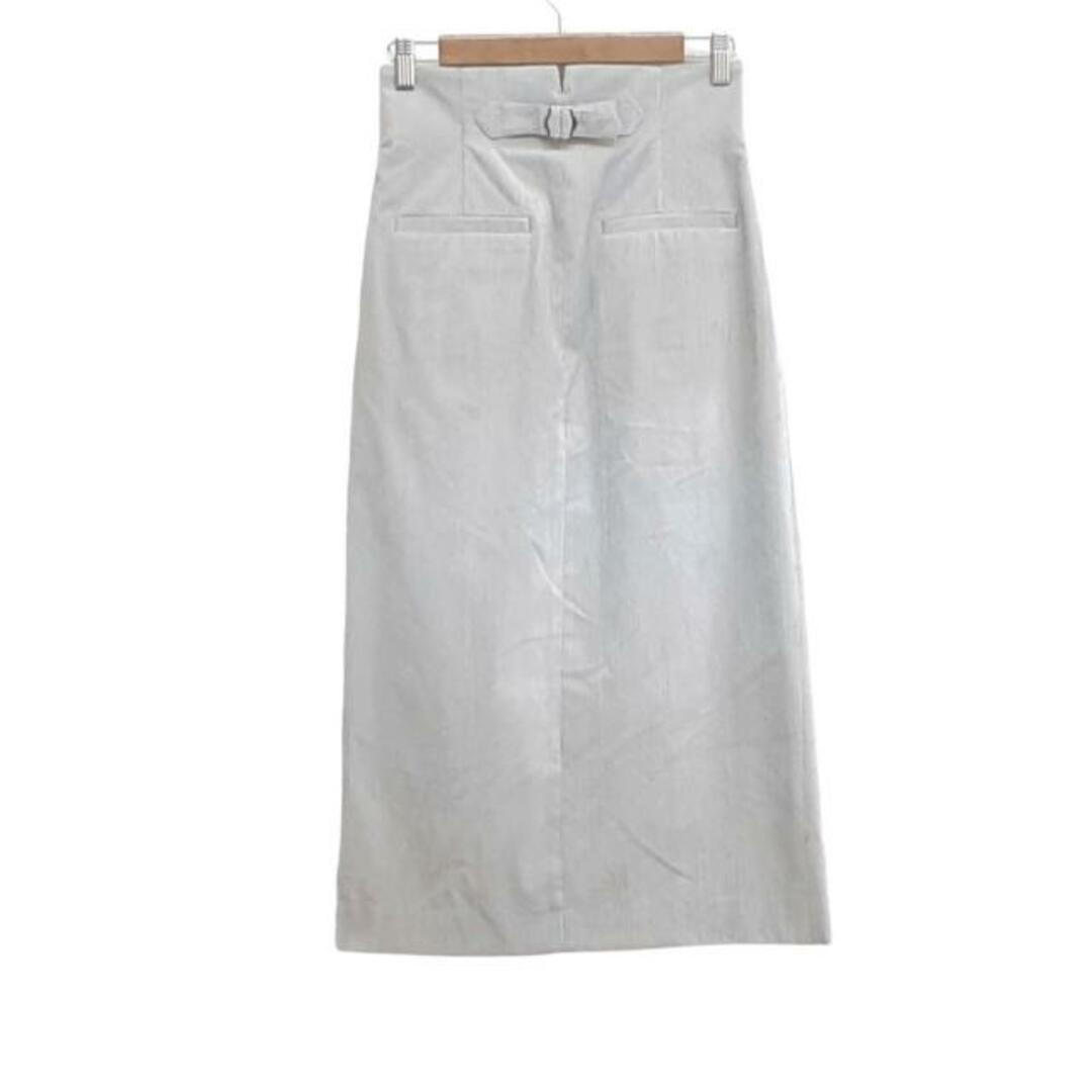 uncrave(アンクレイヴ) ロングスカート サイズP M レディース美品  - ライトブルー レディースのスカート(ロングスカート)の商品写真