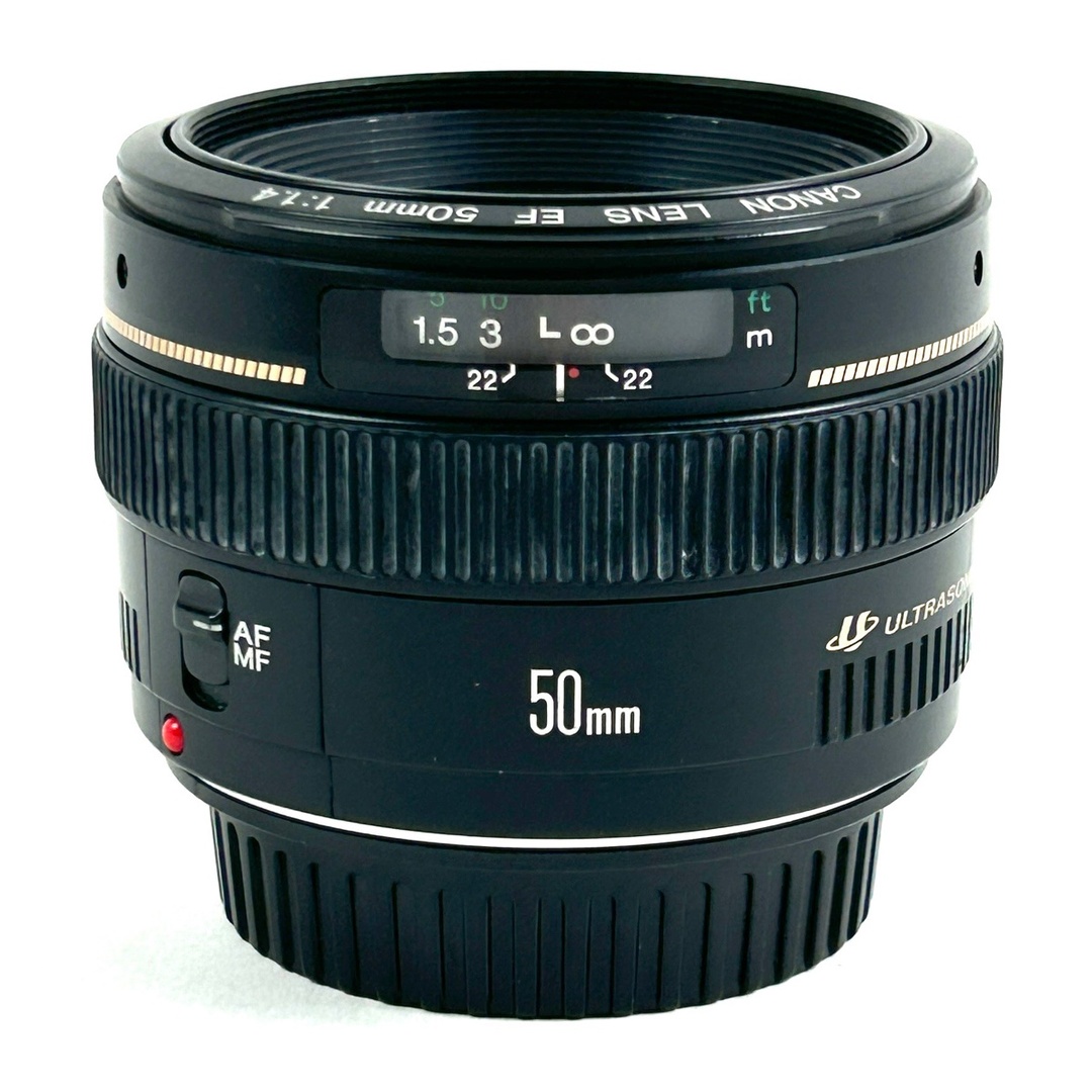 キヤノン EF 50mm F1.4 USM ［ジャンク品］ 中古 スマホ/家電/カメラのカメラ(レンズ(単焦点))の商品写真