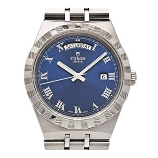 Tudor - チューダー ロイヤル デイデイト ブルーローマ 28600 自動巻き ステンレススティール メンズ TUDOR 【中古】 【時計】