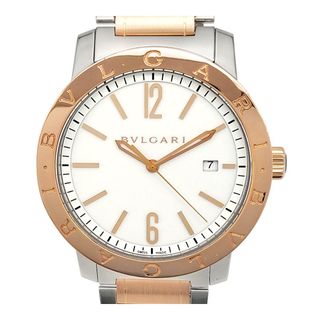 ブルガリ(BVLGARI)のブルガリ ブルガリブルガリ コンビ BB41SPG 自動巻き ステンレススティール ピンクゴールド メンズ BVLGARI 【中古】 【時計】(腕時計(アナログ))