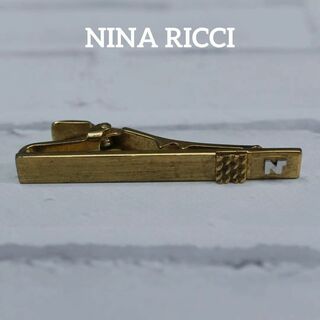 ニナリッチ(NINA RICCI)の【匿名配送】ニナリッチ タイピン ゴールド ロゴ シンプル(ネクタイピン)
