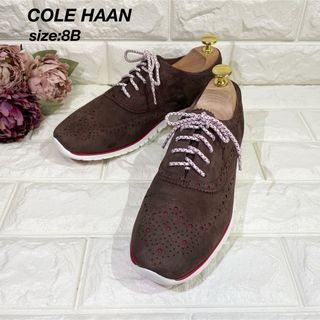 コールハーン(Cole Haan)のCOLE HAANコールハーンゼログランド 軽量スニーカー スエードブラウン8B(スニーカー)