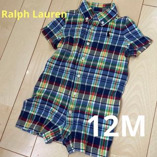 ラルフローレン(Ralph Lauren)のラルフローレン 半袖 シャツロンパース(ロンパース)