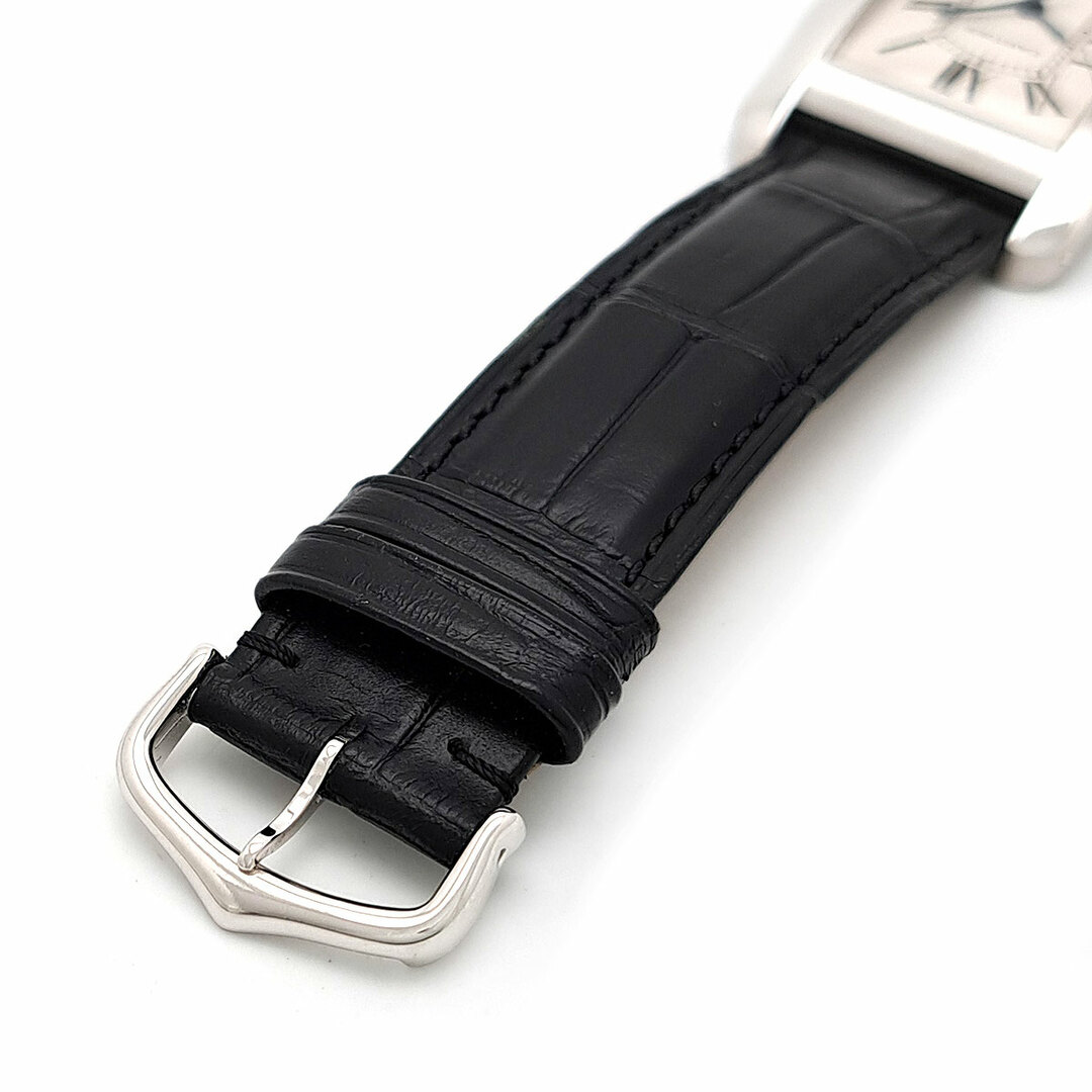 Cartier(カルティエ)のカルティエ タンク アメリカン ウォッチ LM W2603256 自動巻き ホワイトゴールド メンズ CARTIER 【中古】 【時計】 メンズの時計(腕時計(アナログ))の商品写真