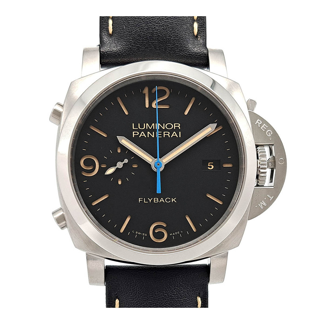 OFFICINE PANERAI(オフィチーネパネライ)のオフィチーネ パネライ ルミノール フライバック クロノグラフ PAM00524 自動巻き ステンレススティール メンズ OFFICINE PANERAI 【中古】 【時計】 メンズの時計(腕時計(アナログ))の商品写真