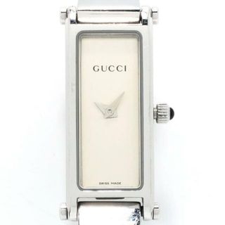 Gucci - GUCCI(グッチ) 腕時計 - 1500L レディース シルバー