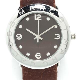 マークバイマークジェイコブス(MARC BY MARC JACOBS)のMARC BY MARC JACOBS(マークジェイコブス) 腕時計 - MBM1139 レディース ダークブラウン(腕時計)
