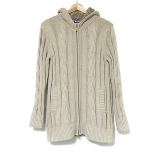 Burberry Blue Label(バーバリーブルーレーベル) パーカー サイズ38 M レディース - ベージュ 長袖/ニット