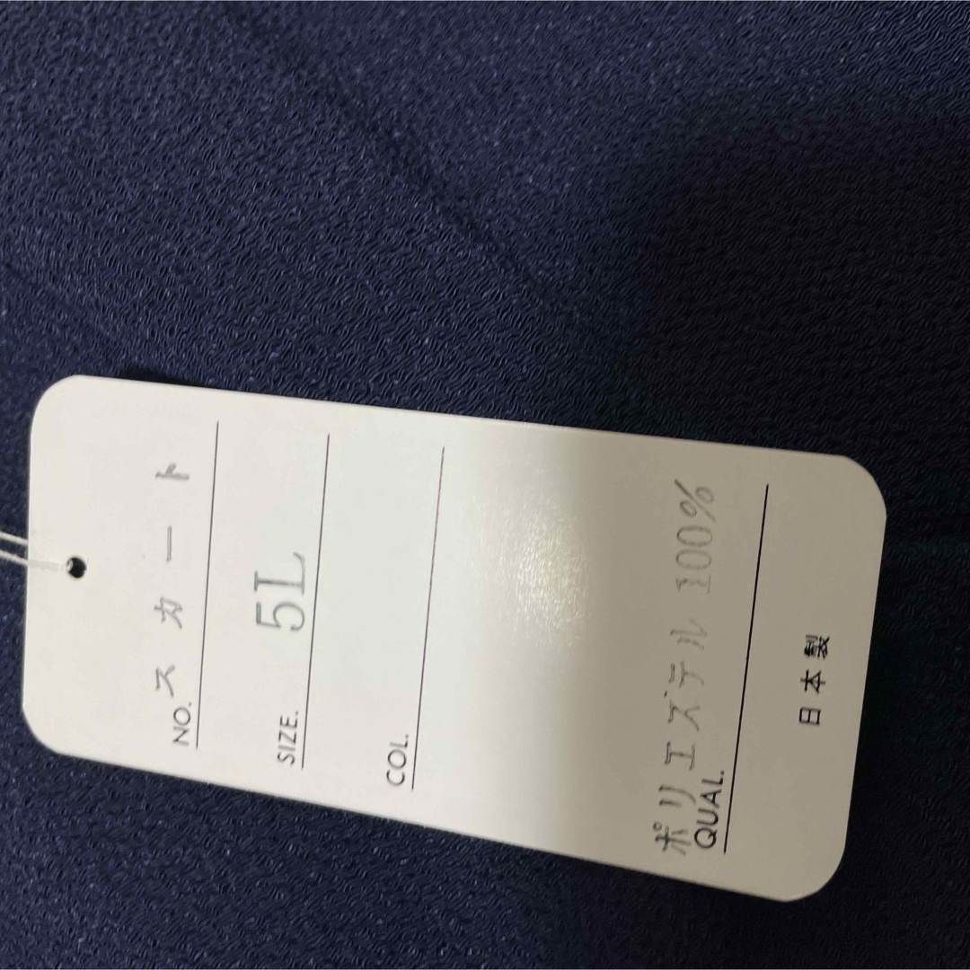 日本製　タグ付き未使用　ちりめん　セットアップ　大きいサイズ　5L ツーピース レディースのワンピース(ロングワンピース/マキシワンピース)の商品写真