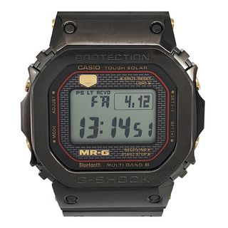 カシオ(CASIO)のカシオ MR-G フルメタルスクエア コバリオン MRG-B5000B-1JR ソーラー チタン/コバリオン メンズ CASIO 【中古】 【時計】(腕時計(アナログ))