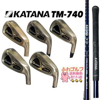 5本　KATANA GOLF TM-740 flexR  ふわゴルフ(クラブ)