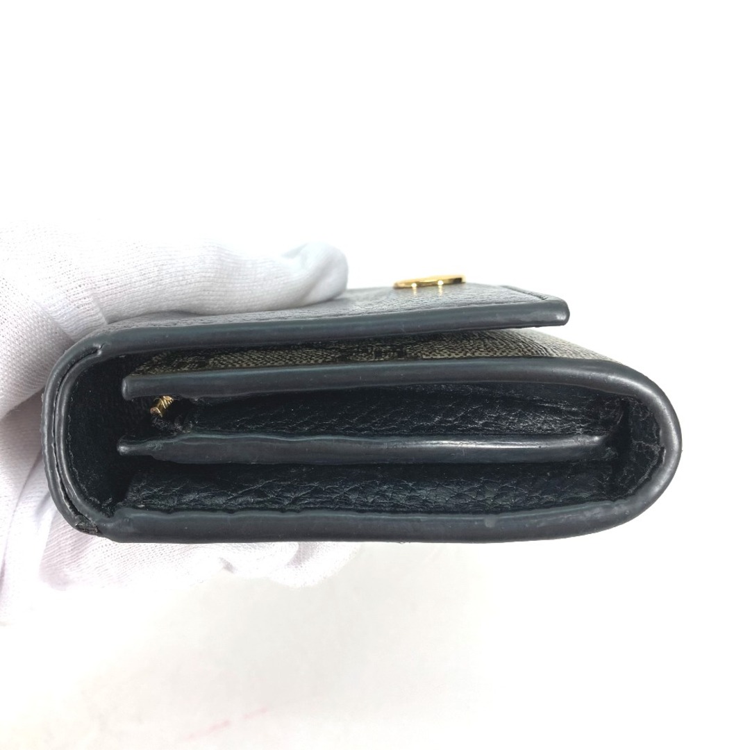 Gucci(グッチ)のグッチ GUCCI GGマーモント 598587 GGスプリーム コンパクトウォレット 2つ折り財布 レザー/PVC ベージュ レディースのファッション小物(財布)の商品写真