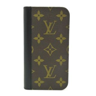 LOUIS VUITTON(ルイヴィトン) 携帯電話ケース モノグラム IPHONE15PROフォリオ M82891 - iPhoneケース モノグラム･キャンバス、カーフレザー（皮革の種類：牛革）