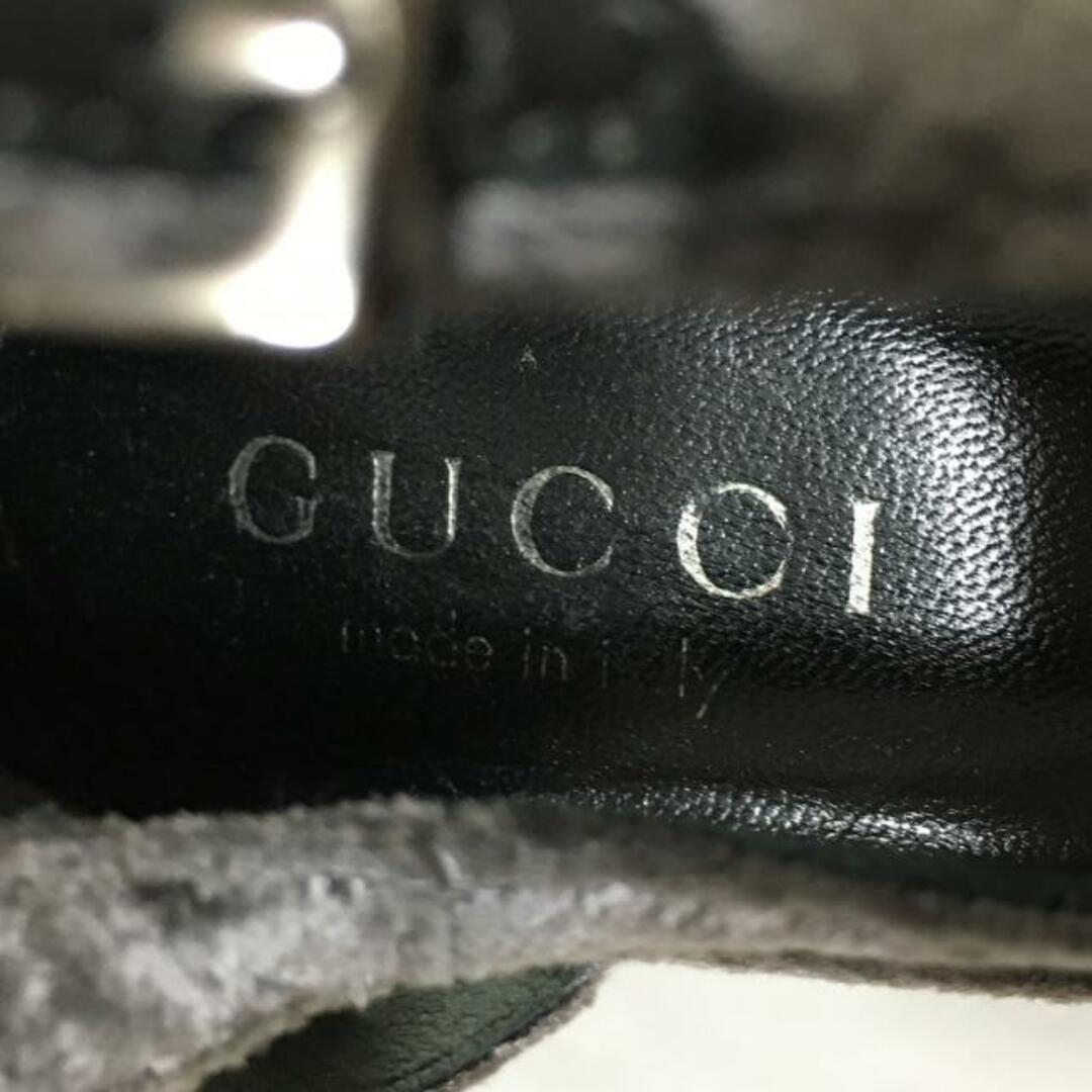 Gucci(グッチ)のGUCCI(グッチ) パンプス 38C レディース - ダークブラウン ベロア レディースの靴/シューズ(ハイヒール/パンプス)の商品写真