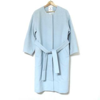 ランバンオンブルー(LANVIN en Bleu)のLANVIN en Bleu(ランバンオンブルー) コート サイズ38 M レディース - ライトブルー 長袖/冬(その他)