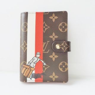 ルイヴィトン(LOUIS VUITTON)のLOUIS VUITTON(ルイヴィトン) 手帳 モノグラムグルーム美品  アジェンダPM R20018 レッド モノグラムキャンバス(その他)