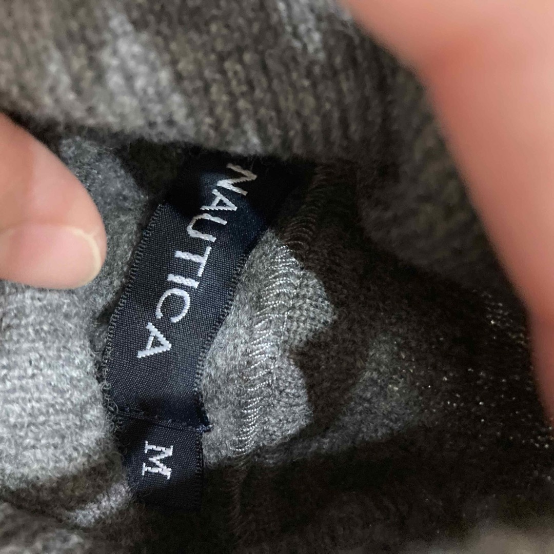 NAUTICA ノーティカ　タートルネック　セーター　ニット　M メンズ メンズのトップス(Tシャツ/カットソー(半袖/袖なし))の商品写真