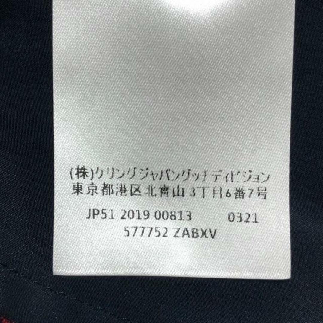 Gucci(グッチ)のGUCCI(グッチ) スカート サイズ42 M レディース美品  - 577752 パープル×レッド ひざ丈/インターロッキングG柄 レディースのスカート(その他)の商品写真