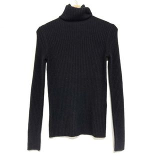 BLAMINK - BLAMINK(ブラミンク) 長袖セーター サイズ36 S レディース - 黒 タートルネック/カシミヤ