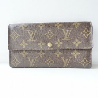 ルイヴィトン(LOUIS VUITTON)のLOUIS VUITTON(ルイヴィトン) 長財布 モノグラム ポシェットポルトモネクレディ M61725 - モノグラム・キャンバス ×クロスグレインレザー(財布)