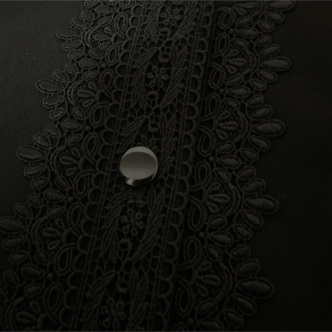 13号　ブラックフォーマル　セットアップ　礼服　喪服　夏用　冠婚葬祭　黒 レディースのフォーマル/ドレス(礼服/喪服)の商品写真