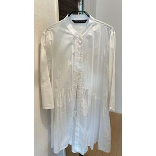 ザラ(ZARA)のZARA シャツワンピ(ロングワンピース/マキシワンピース)