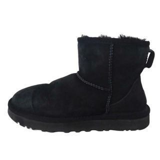 アグ(UGG)のUGG(アグ) ショートブーツ 23 レディース クラシックミニ2 1016222 黒 ムートン(ブーツ)