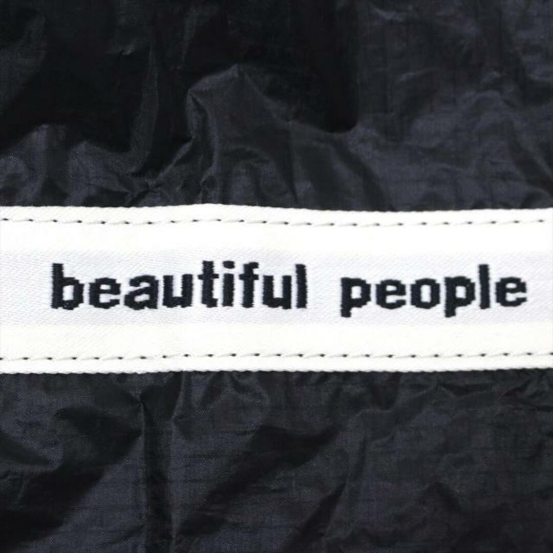 beautiful people(ビューティフルピープル)のbeautifulpeople(ビューティフルピープル) ショルダーバッグ - 黒×アイボリー 2way ポリエステル×ナイロン レディースのバッグ(ショルダーバッグ)の商品写真