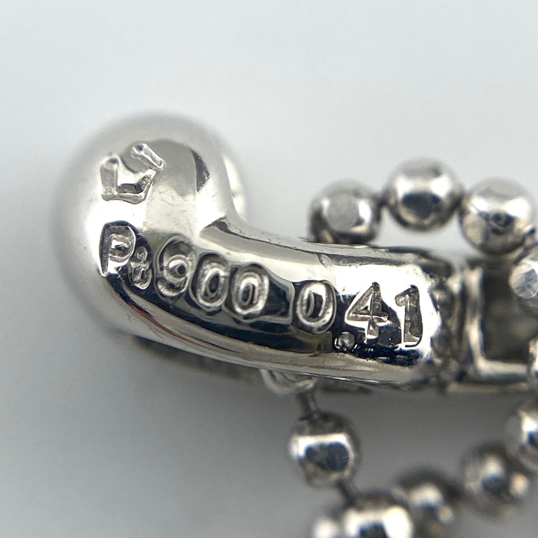 星の砂 ダイヤモンド デザインネックレス Pt900 【中古】 レディースのアクセサリー(ネックレス)の商品写真