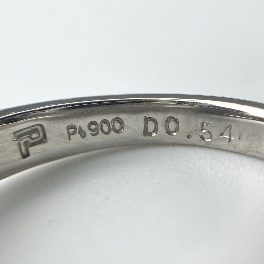 POLA(ポーラ)のポーラ メレダイヤ デザインリング 15号 Pt900 【中古】 レディースのアクセサリー(リング(指輪))の商品写真