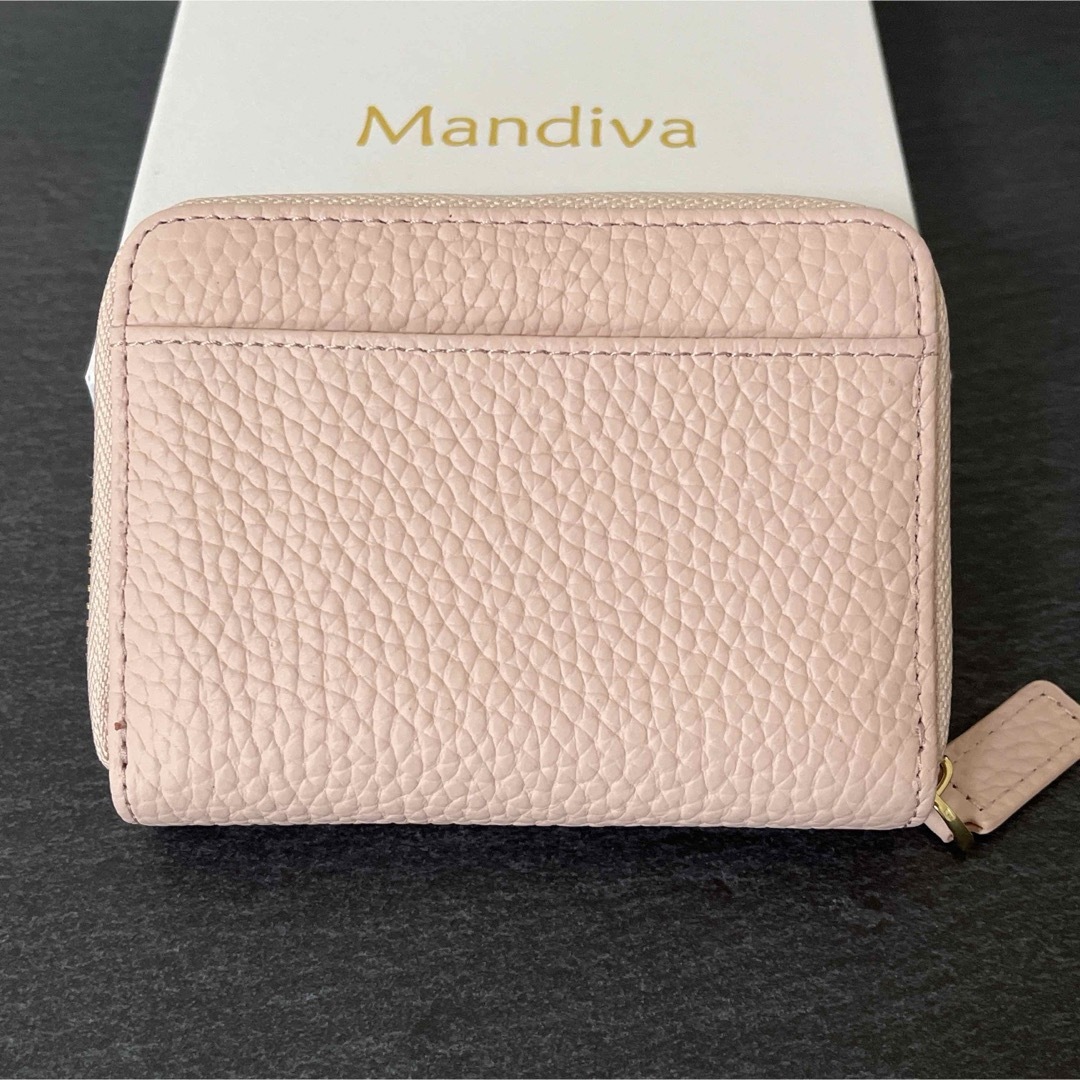 財布 カードケース レディース ミニ 本革 スキミング防止 コインスルー ピンク レディースのファッション小物(財布)の商品写真