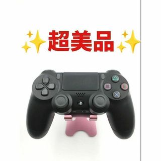 プレイステーション4(PlayStation4)の超美品 PS4 コントローラー DUALSHOCK4 純正 ブラック　b-116(その他)