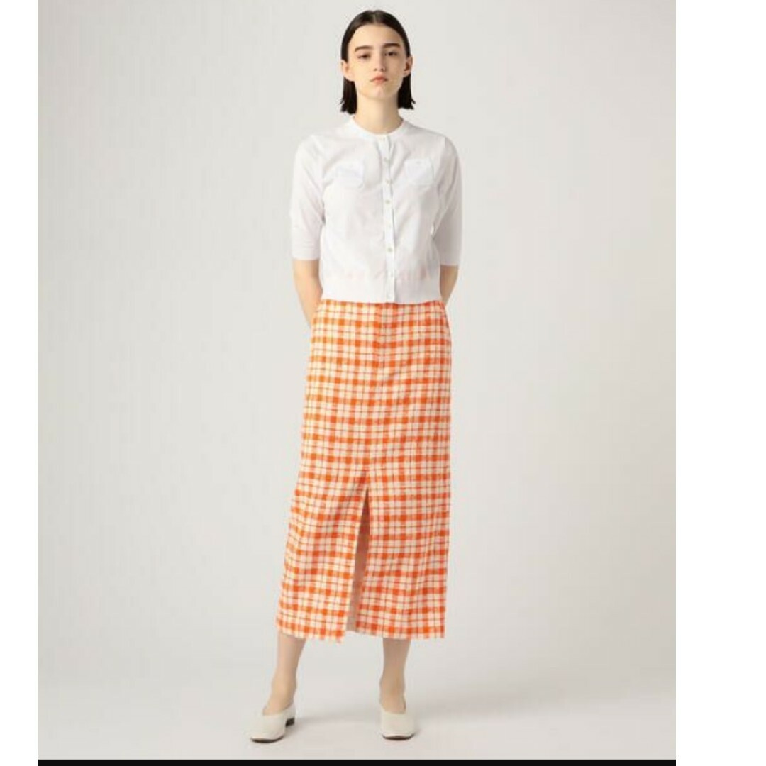 TOMORROWLAND(トゥモローランド)のマカフィー　新品　タグ付き　チェック　スカート レディースのスカート(ロングスカート)の商品写真