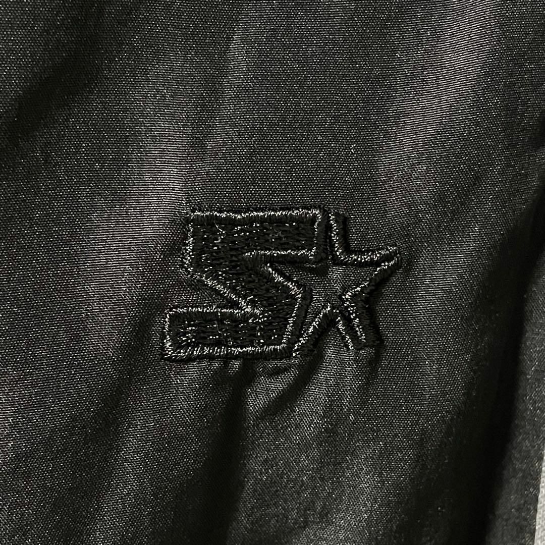 STARTER(スターター)のSTARTER USA古着 トラックパンツ スケーターパンツ ロゴ刺繍黒 メンズ メンズのパンツ(その他)の商品写真