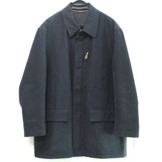 Hermes - HERMES(エルメス) コート サイズ50 XL メンズ 黒 春・秋物/ファスナートップ欠損