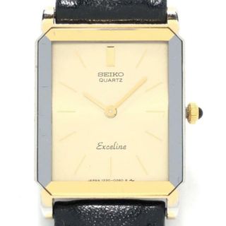 セイコー(SEIKO)のSEIKO(セイコー) 腕時計 EXCELINE(エクセリーヌ) 1220-5090 レディース ゴールド(腕時計)