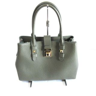 フルラ(Furla)のFURLA(フルラ) ハンドバッグ新品同様  ジョアン ダークグレー レザー(ハンドバッグ)