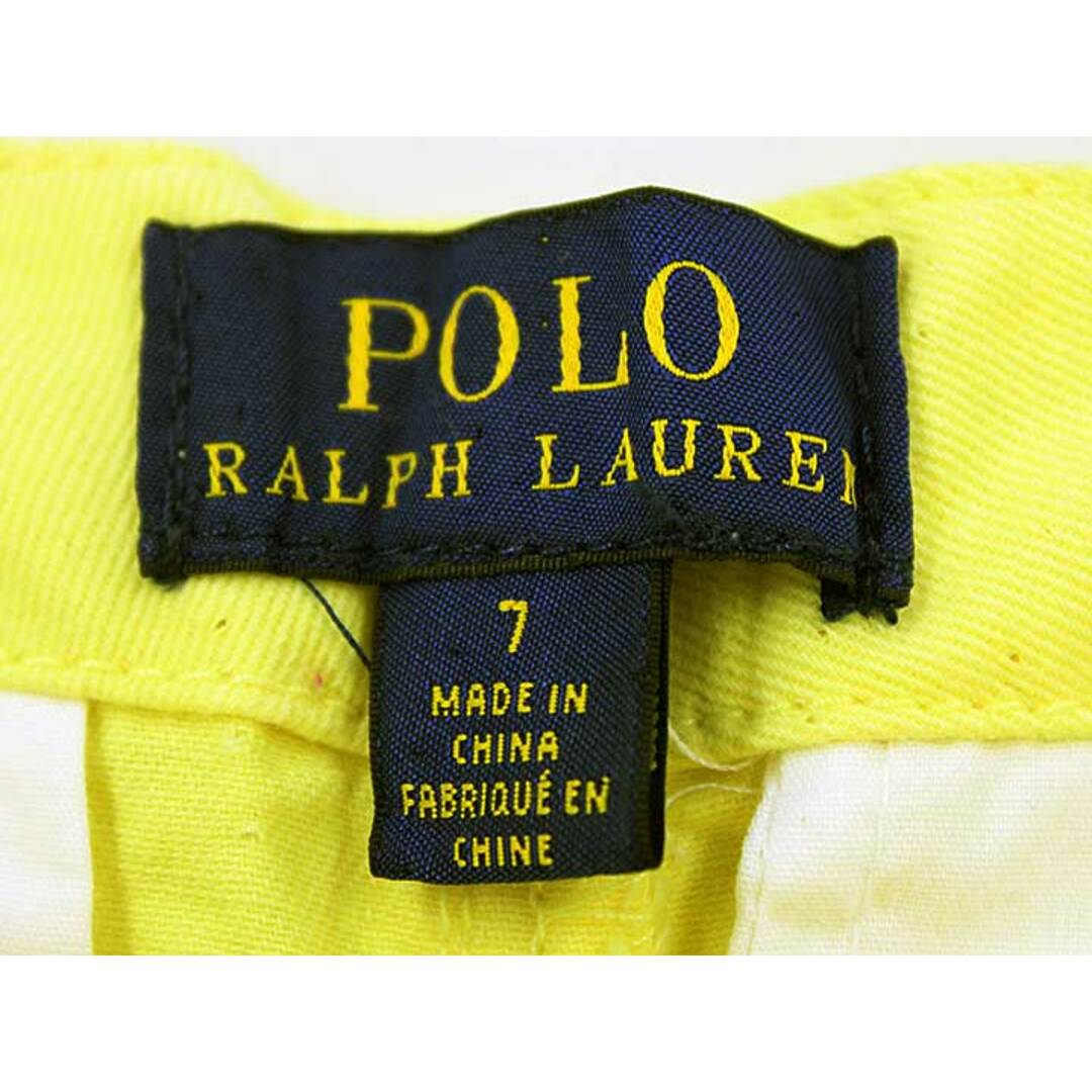 Ralph Lauren(ラルフローレン)の【春夏物 新入荷!】▼ラルフローレン/Ralph Lauren▼130cm ショートパンツ/ハーフパンツ/半ズボン/短パン 黄×ピンク×黒【中古】 子供 キッズ kids  女の子 bottoms 春夏 904042 キッズ/ベビー/マタニティのキッズ服女の子用(90cm~)(パンツ/スパッツ)の商品写真